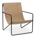 Desert Lounge Chair, Black / sand