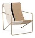 Desert Lounge Chair, Cashmere / soil