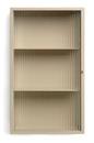 Haze Wall Cabinet, Cashmere - Riffelglas