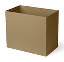 Plant Box Pot, Large (B 19,5 x T 33 cm), Olive