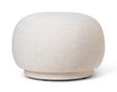 Rico Pouf, Stoff Bouclé - Off-White