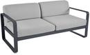 Bellevie 2-Sitzer-Sofa, Flanellgrau, Anthrazit