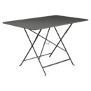 Bistro Klapptisch eckig, H 74 x B 117 x T 77 cm, Lakritz