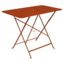 Bistro Klapptisch eckig, H 74 x B 97 x T 57 cm, Kandierte Orange