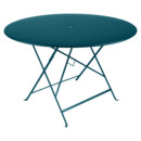 Bistro Klapptisch rund, H 74 x Ø 117 cm, Acapulcoblau