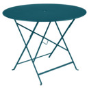 Bistro Klapptisch rund, H 74 x Ø 96 cm, Acapulcoblau