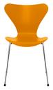 Serie 7 Stuhl 3107, Gefärbte Esche, Burnt Yellow, Chrome