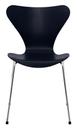 Serie 7 Stuhl 3107 New Colours, Gefärbte Esche, Midnight blue, Chrome
