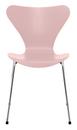 Serie 7 Stuhl 3107 New Colours, Gefärbte Esche, Pale rose, Chrome