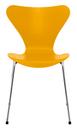 Serie 7 Stuhl 3107 New Colours, Gefärbte Esche, True yellow, Chrome