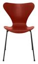 Serie 7 Stuhl 3107 New Colours, Gefärbte Esche, Venetian red, Black