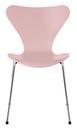 Serie 7 Stuhl 3107 New Colours, Lack, Pale rose, Chrome