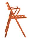 Folding Air-Chair, mit Armlehnen, Orange
