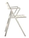 Folding Air-Chair, mit Armlehnen, Weiß