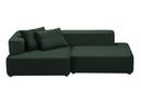 Alphabet Sofa, Armlehne links, Christianshavn 1160 - Dark green uni