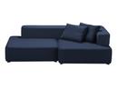 Alphabet Sofa, Armlehne rechts, Christianshavn 1153 - Blue Uni