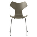 Details Fritz Hansen Grand Prix 3130 New Colours Grand Prix 3130 New Colours, Gefärbte Esche, Olive green, Chrome