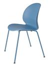 N02 Stuhl, Hellblau, Monochrom