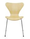 Serie 7 Stuhl 3107, 46 cm, Holz klar lackiert, Esche natur