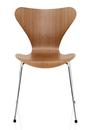 Serie 7 Stuhl 3107, 46 cm, Holz klar lackiert, Ulme natur