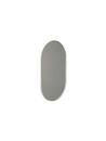 Unu Spiegel oval, H 80 x B 50 cm, Weiß matt