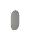 Unu Spiegel oval, H 100 x B 60 cm, Weiß matt