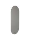 Unu Spiegel oval, H 140 x B 60 cm, Weiß matt