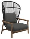 Fern Highback Lounge Chair, Raven, Blend Coal