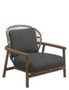 Fern Lowback Lounge Chair, Dune, Blend Coal