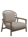 Fern Lowback Lounge Chair, Dune, Wave Buff