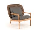 Kay Lowback Lounge Chair, Brindle, Fife Platinum
