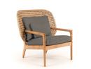 Kay Lowback Lounge Chair, Harvest, Fife Platinum