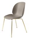 Beetle Dining Chair, New Beige, Messing
