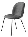 Details Gubi Beetle Dining Chair mit Polsterung Beetle Dining Chair mit Polsterung, Anthrazit / Schwarzchrom