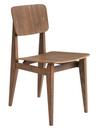 C-Chair, Holzfurnier, Amerikanischer Nussbaum
