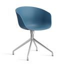 About A Chair AAC 20, Azure blue 2.0, Aluminium poliert