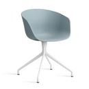 About A Chair AAC 20, Dusty blue 2.0, Aluminium weiß pulverbeschichtet