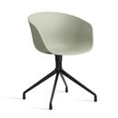 About A Chair AAC 20, Pastel green 2.0, Aluminium schwarz pulverbeschichtet