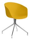About A Chair AAC 20, senf, Aluminium poliert