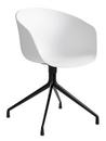 About A Chair AAC 20, weiß, Aluminium schwarz pulverbeschichtet