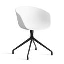 About A Chair AAC 20, White 2.0, Aluminium schwarz pulverbeschichtet