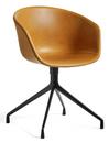 About A Chair AAC 21, Leder Sense - cognac, Aluminium schwarz pulverbeschichtet