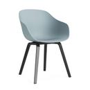 About A Chair AAC 222, Eiche schwarz lackiert, Dusty blue 2.0