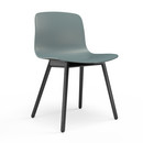 About A Chair AAC 12, Dusty blue, Eiche schwarz lackiert