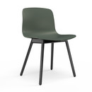 About A Chair AAC 12, Dusty green, Eiche schwarz lackiert
