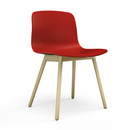 About A Chair AAC 12, Warm red, Eiche klar lackiert