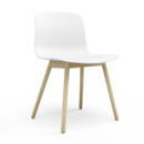 About A Chair AAC 12, weiß, Eiche geseift