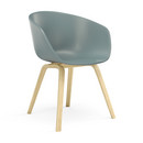 About A Chair AAC 22, Dusty blue, Eiche geseift