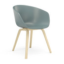 About A Chair AAC 22, Dusty blue, Eiche lackiert