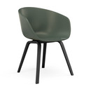 About A Chair AAC 22, Dusty green, Eiche schwarz lackiert